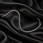 Classic White Crystal Tennis Bracelet