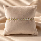Lemon & White Crystal Tennis Bracelet